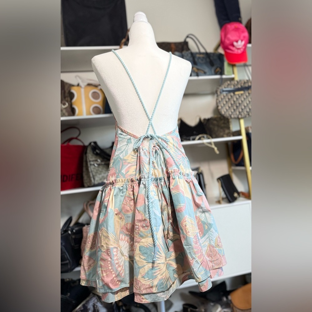 NWOT Free People deserted island mini dress medium - Picture 13 of 14